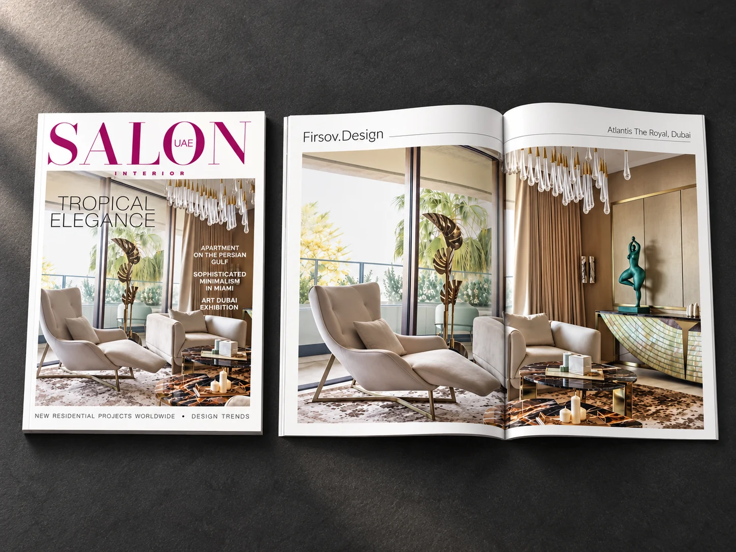 SALON Interior UAE №3/2026: обложка и Atlantis the Royal